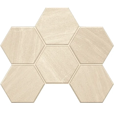 Estima Gabbro Мозаика GB01 Hexagon Неполированный 25x28.5 / Эстима Габбро Мозаика GB01 Хексагон Неполированный 25x28.5 